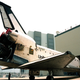 The Space Shuttle orbiter Columbia sits outside the Orbiter Processing Facility bay 1 on April 15, 1999 (Photo by NASA)